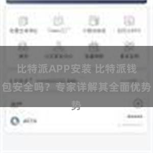 比特派APP安装 比特派钱包安全吗？专家详解其全面优势