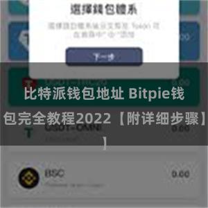 比特派钱包地址 Bitpie钱包完全教程2022【附详细步骤】