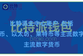 比特派去中心账户  包括比特币、以太坊、莱特币等主流数字货币