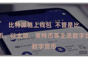 比特派链上钱包  不管是比特币、以太坊、莱特币等主流数字货币