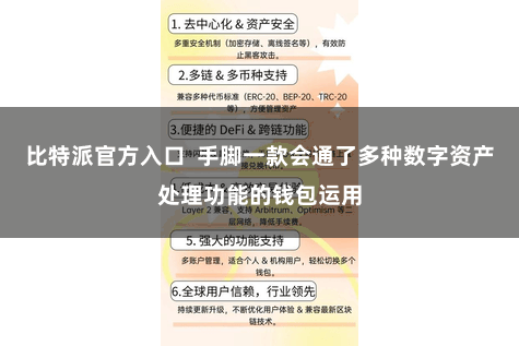 比特派官方入口  手脚一款会通了多种数字资产处理功能的钱包运用