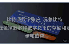 比特派数字账户  况兼比特派钱包撑握多种数字货币的存储和照应